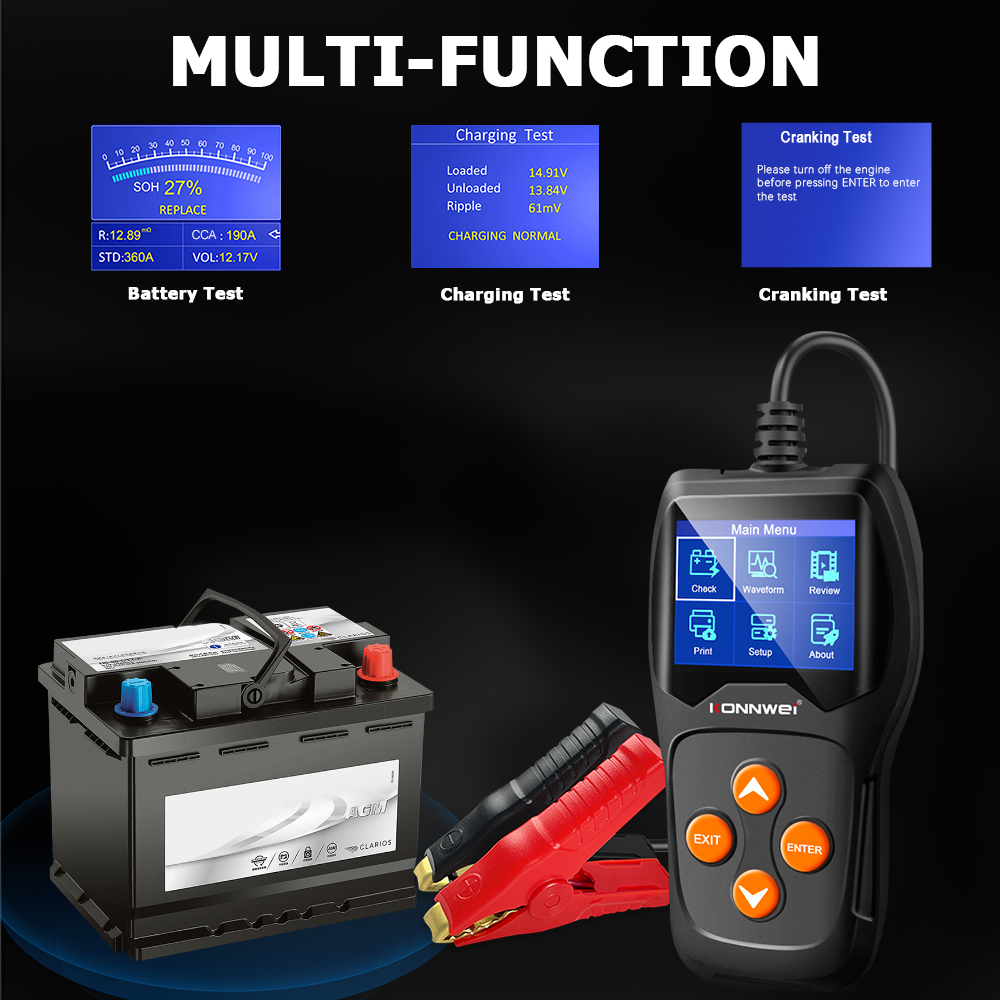 KONNWEI KW600 Professional Car - Battery Monitor Coulometer ulasan dan harga