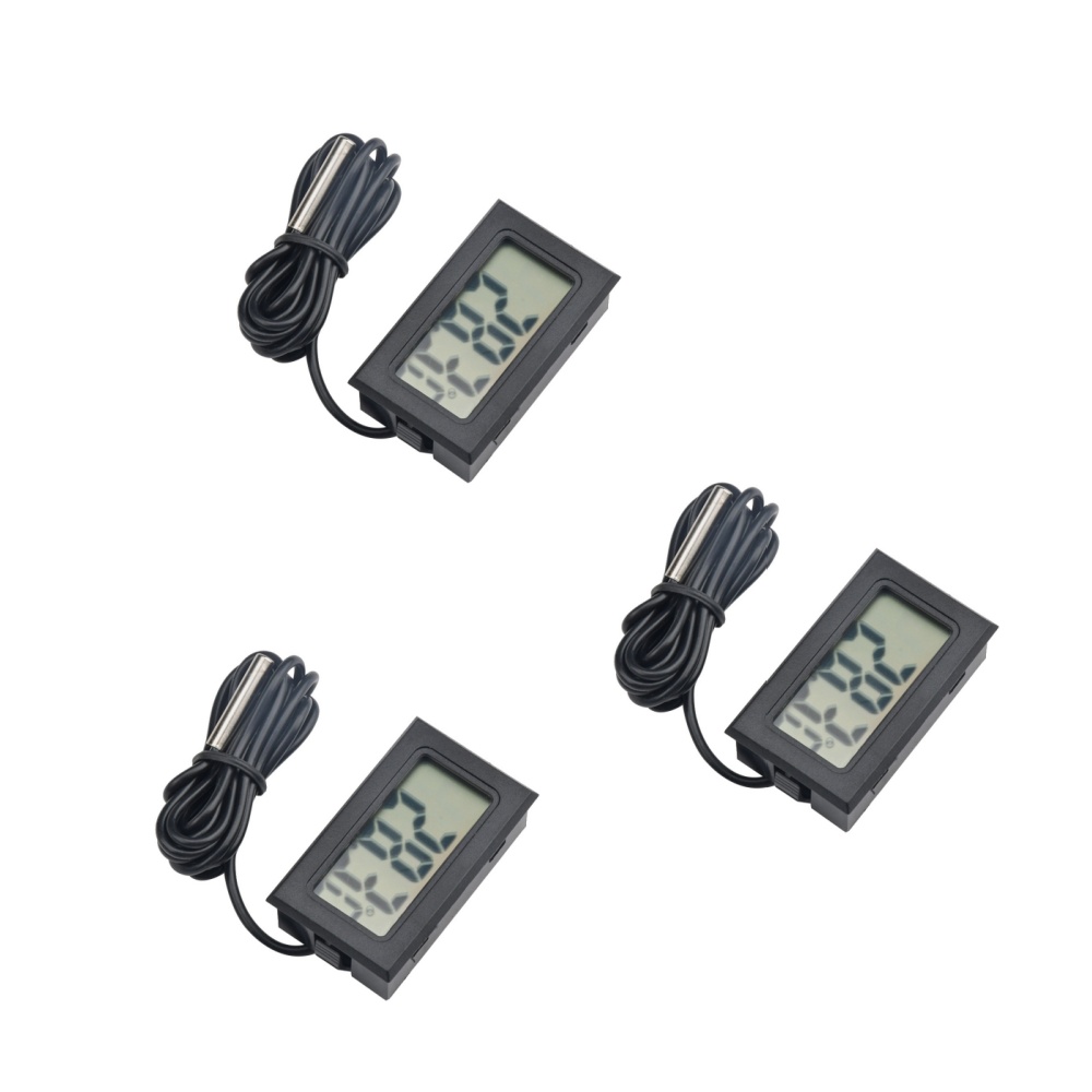 Mini LCD Digital Thermometer F - Battery Monitor Coulometer ulasan dan harga