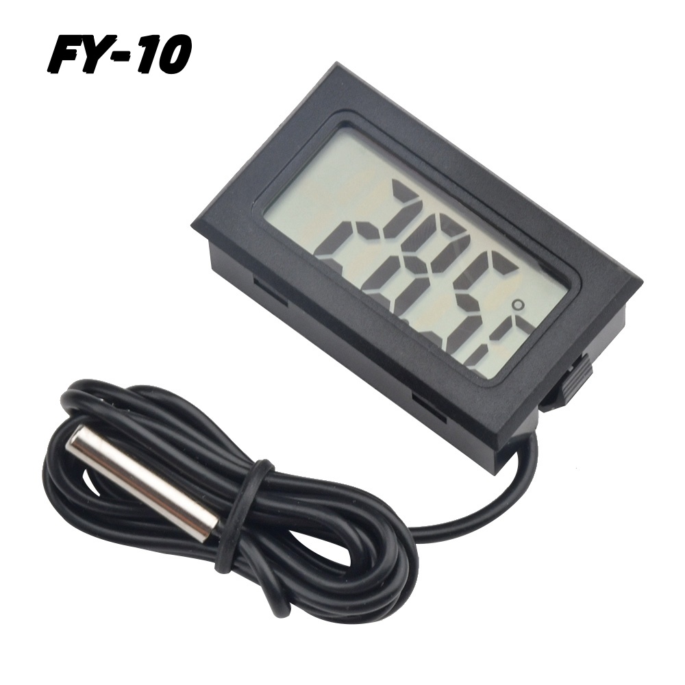 Mini LCD Digital Thermometer F - Battery Monitor Coulometer ulasan dan harga