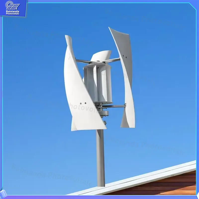 5KW Hybrid Solar Wind Turbine  - Renewable Energy Wind Solar ulasan dan harga