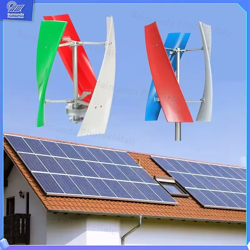 5KW Hybrid Solar Wind Turbine  - Renewable Energy Wind Solar ulasan dan harga