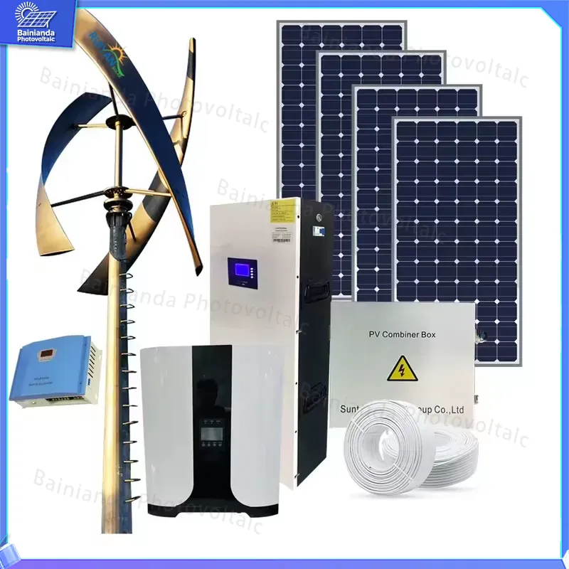 3KW Solar Wind Turbine Generat - Renewable Energy Wind Solar ulasan dan harga