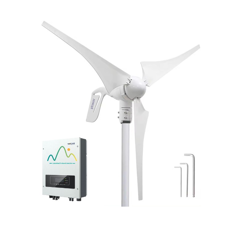 Solar Wind Turbine System 1kw  - Renewable Energy Wind Solar ulasan dan harga