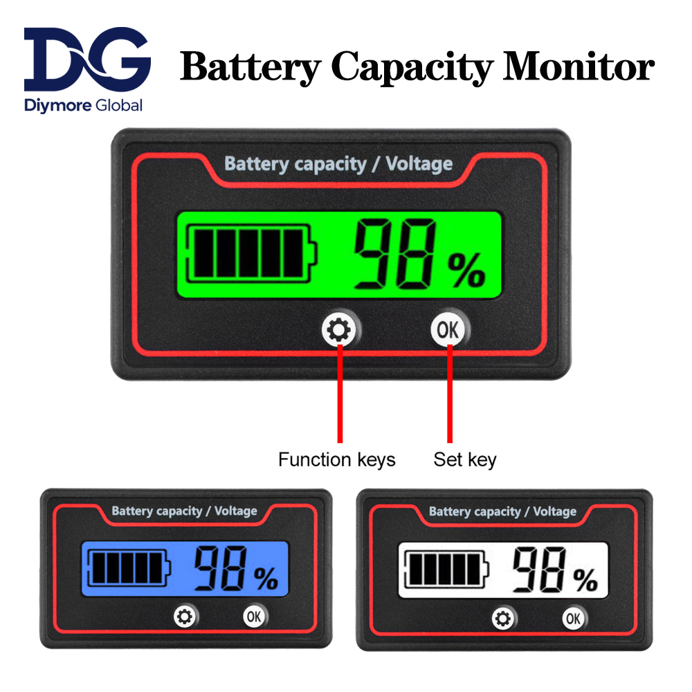 Car Battery Charge Level Indic - Battery Monitor Coulometer ulasan dan harga