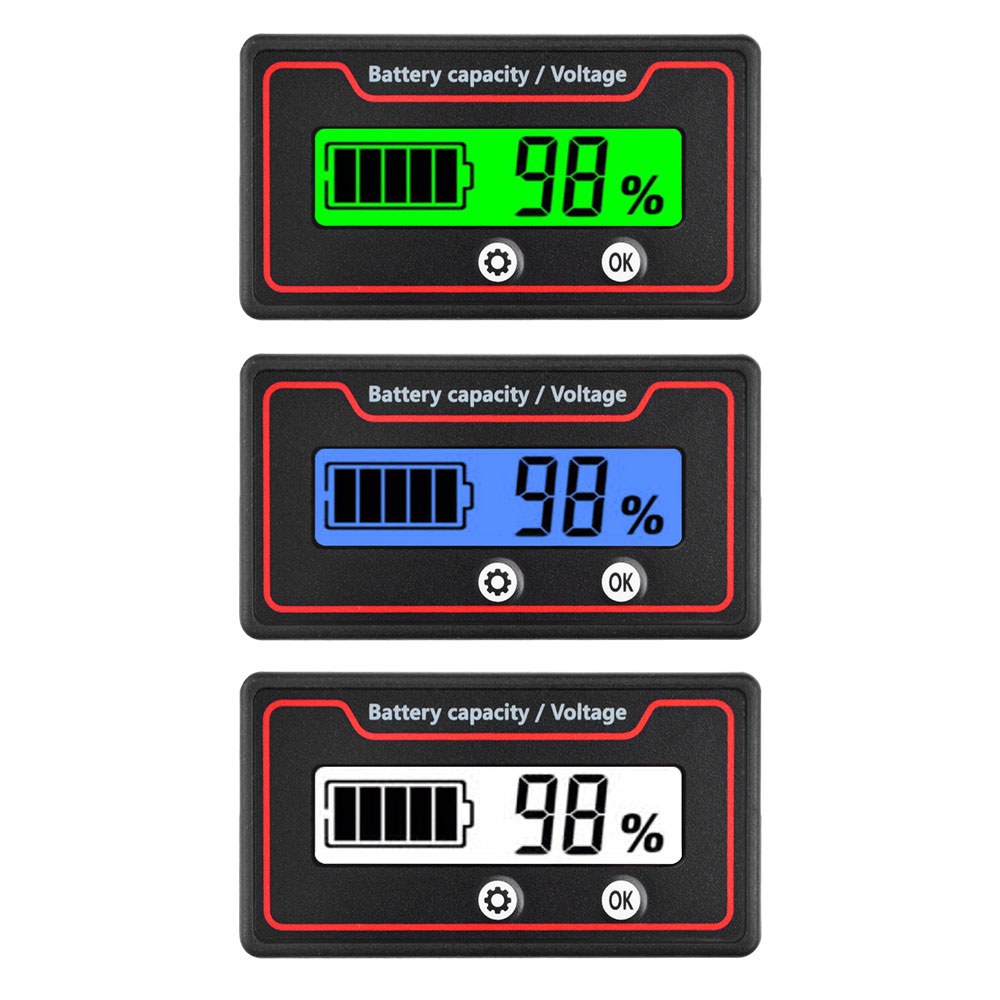 Car Battery Charge Level Indic - Battery Monitor Coulometer ulasan dan harga